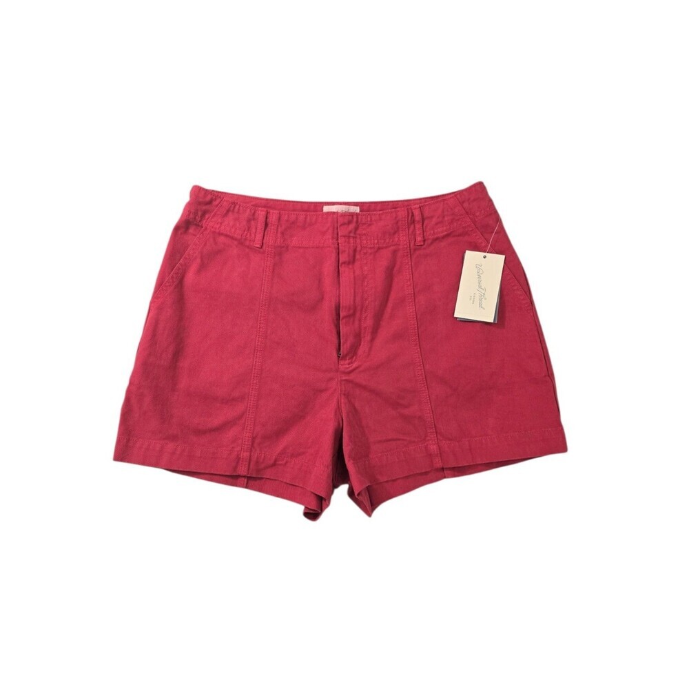 Universal Thread Women’s High Rise Trouser Shorts Red Sz 10 NWT - Picture 3 of 7